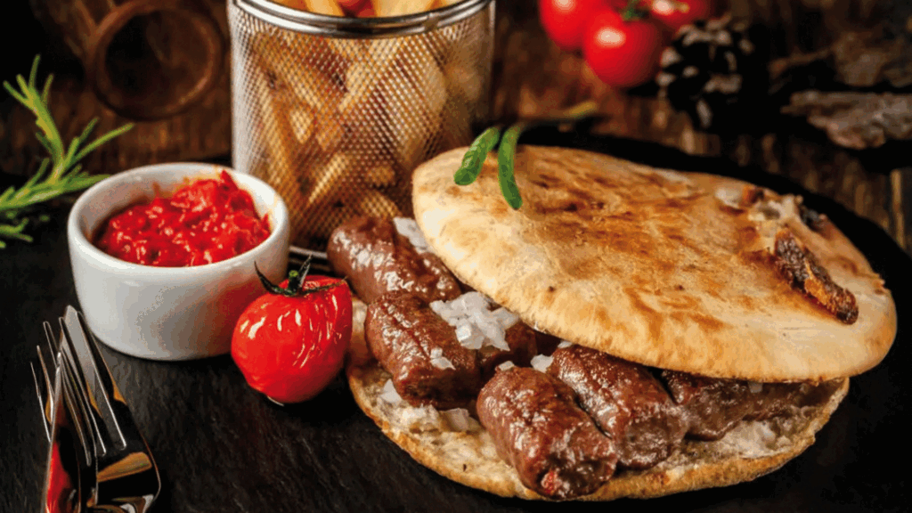 Sarajevo gastronomi og autentisk bosnisk mad på restaurant